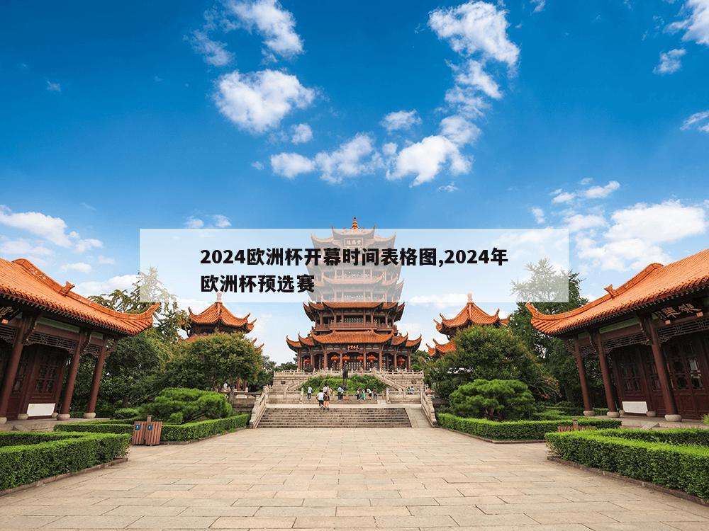 2024欧洲杯开幕时间表格图,2024年欧洲杯预选赛