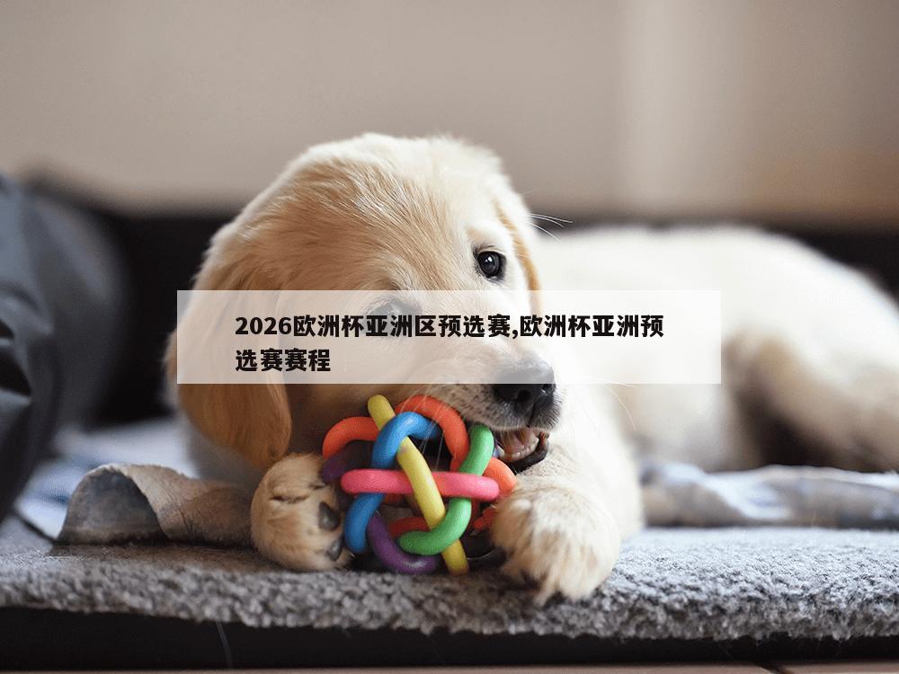 2026欧洲杯亚洲区预选赛,欧洲杯亚洲预选赛赛程